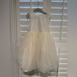 Pippa & Julie Cream Formal Kids Dress